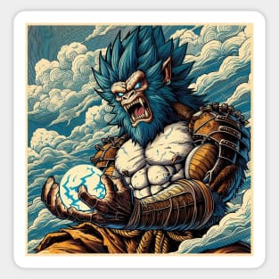 The angry Great Ape Sticker